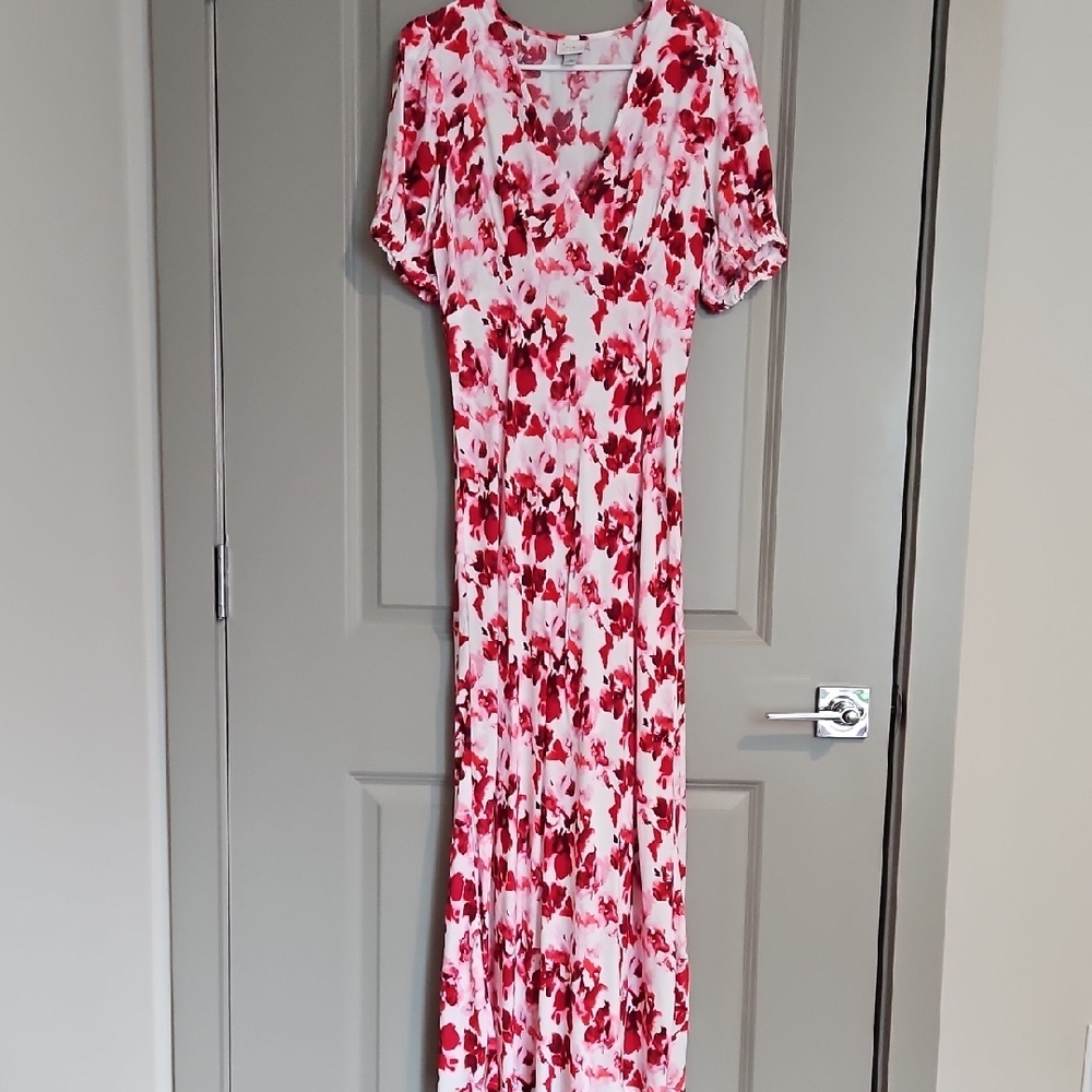 A New Day Medium Floral Spring Summer Like New Romantic Dress Final Price